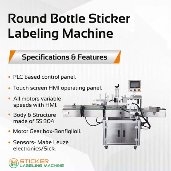 Round-Labeling-Applicator-Machine